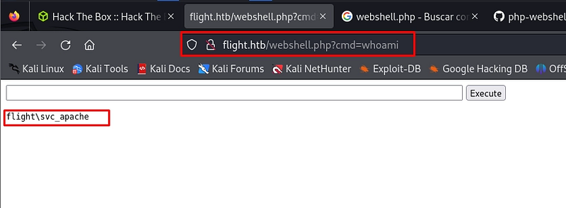 Confirming the execution context.